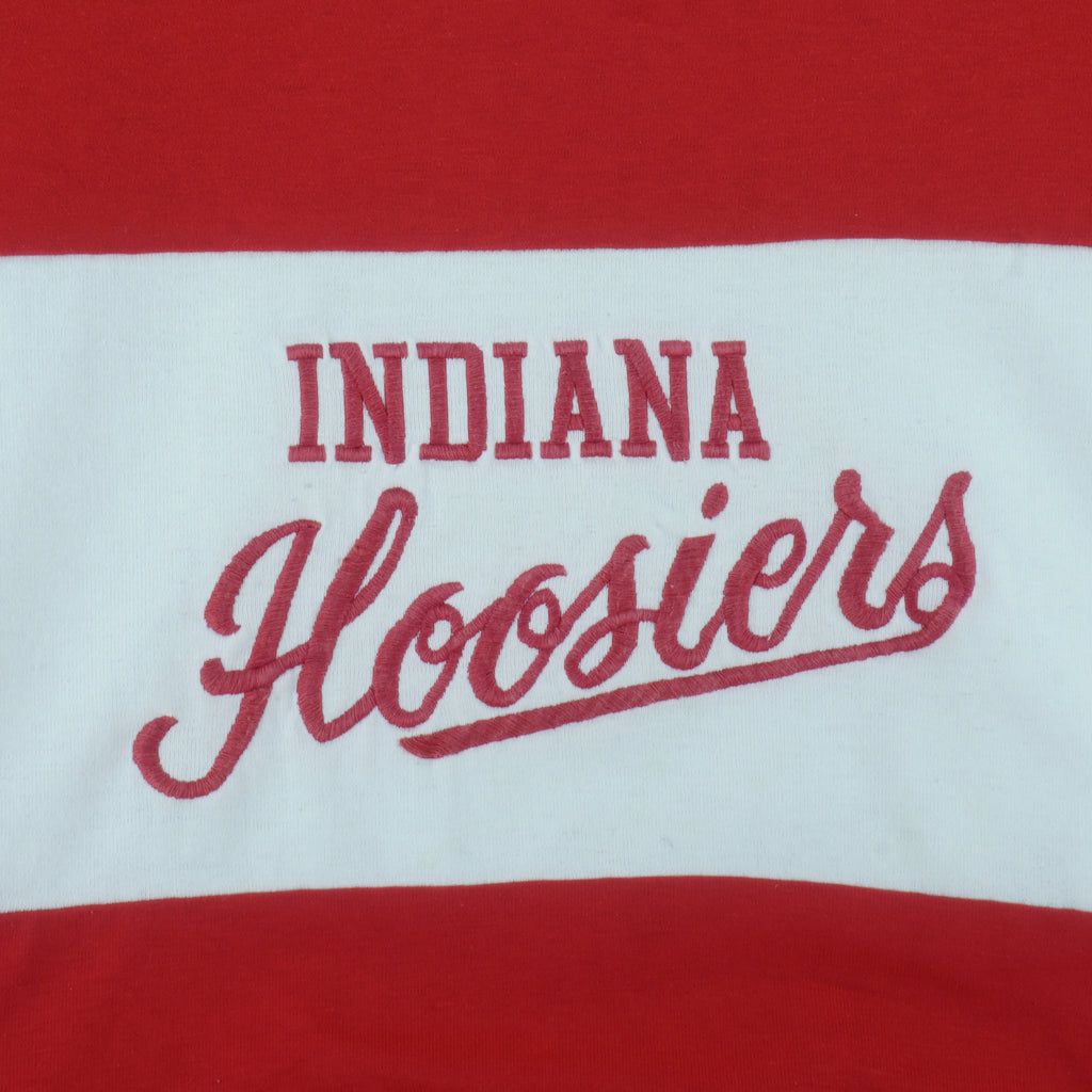 NCAA (Nutmeg) - Indiana Hoosier Embroidered Deadstock T-Shirt 1990s Large vintage retro football college