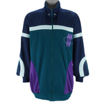 Adidas - Blue Colorway Sports Track Jacket 1990s Large