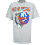 NHL (Nutmeg) - New York Islanders Breakout Single Stitch T-Shirt 1990s X-Large