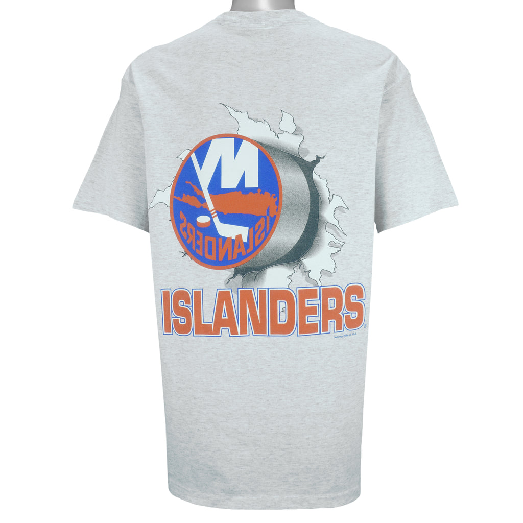 NHL (Nutmeg) - New York Islanders Breakout Single Stitch T-Shirt 1991 X-Large