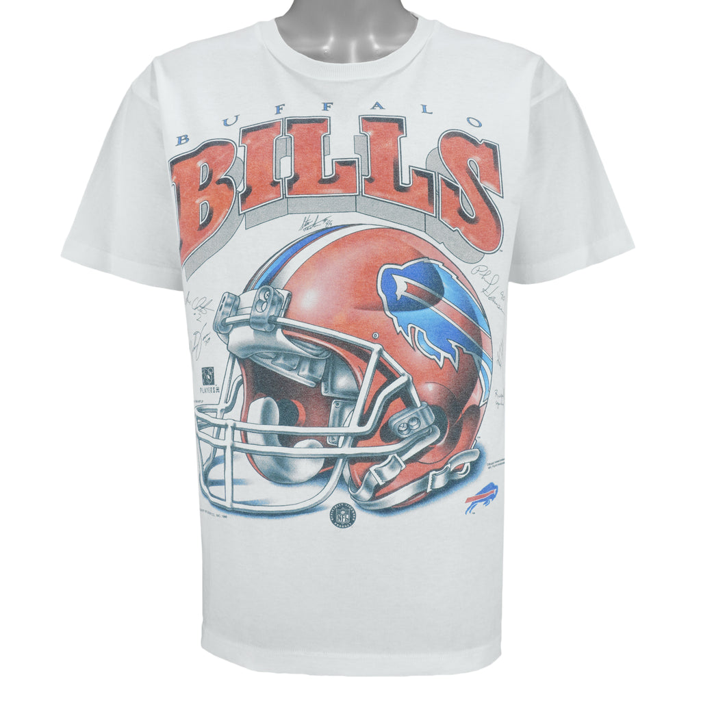 NFL - Buffalo Bills Helmet Single Stitch T-Shirt 1990s Large vintage retro football