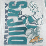 NHL (Nutmeg) - Mighty Ducks of Anaheim Breakout T-Shirt 1994 X-Large vintage retro hockey