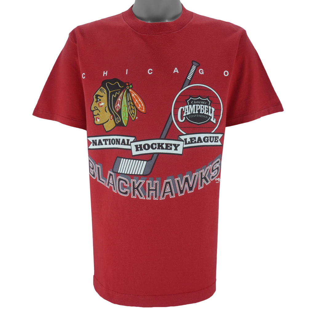 NHL (Chalk Line) - Chicago Blackhawks T-Shirt 1992 Large