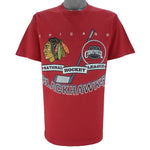 NHL (Chalk Line) - Chicago Blackhawks T-Shirt 1992 Large