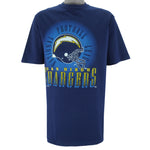 NFL (Competitor) - San Diego Chargers T-Shirt 1994 X-Large Vintage retro