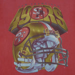 NFL - San Francisco 49ers Helmet T-Shirt 1990s Medium vintage retro football