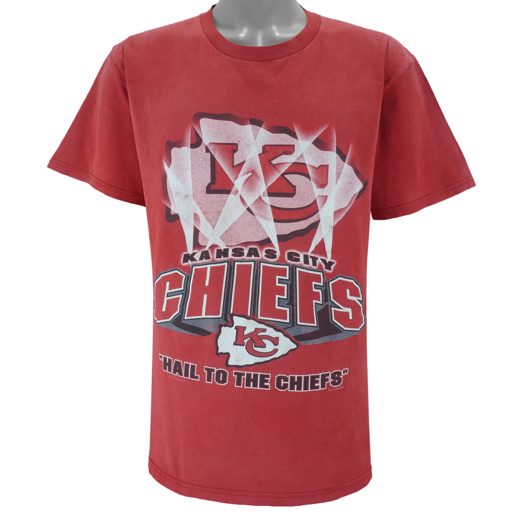 NFL - Kansas City Chiefs Hail To The Chiefs T-Shirt 1999 Large