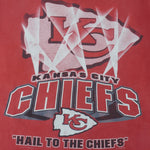 NFL - Kansas City Chiefs Hail To The Chiefs T-Shirt 1999 Large