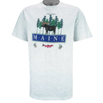 Vintage (Hanes) - Oquossoc Maine Moose T-Shirt 1993 Large