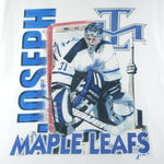 NHL (M&O Knits) - Toronto Maple Leafs Curtis Joseph T-Shirt 1990s X-Large