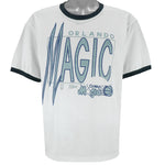 NBA (Salem) - Orlando Magic Ringer Single Stitch T-Shirt 1990s Large