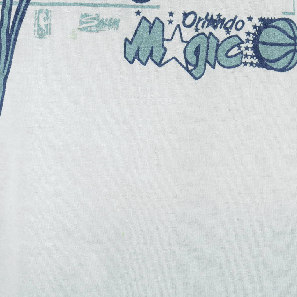 NBA (Salem) - Orlando Magic Ringer Single Stitch T-Shirt 1990s Large