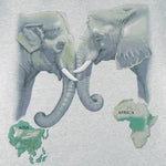 Vintage (Hanes) - Africa Asia Elephants T-Shirt 1992 X-Large