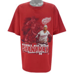 NHL (Nutmeg) - Detroit Red Wings MVP Brendan Shanahan T-Shirt 1990s XX-Large