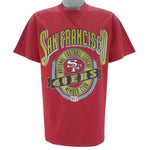 NFL (Nutmeg) - San Francisco 49ers T-Shirt 1990s Large