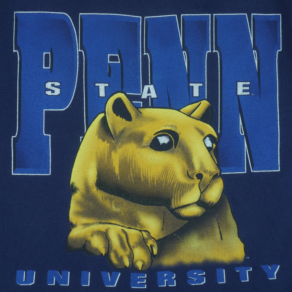 NCAA (TNT) - The Penn State University Nittany Lions T-Shirt 1990s Large