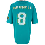 NFL (Sport Attack) - Jacksonville Jaguars Mark Brunell No. 8 Football Jersey 1990s X-Large