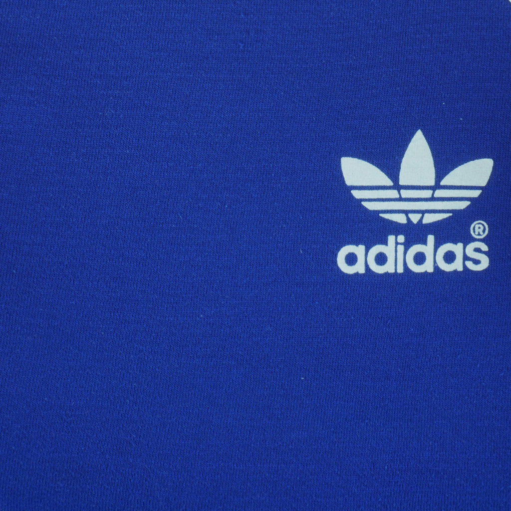 Adidas - Embroidered Crew Neck Sweatshirt 1980s Large vintage retro