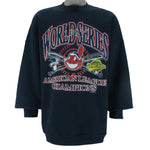 MLB (Tultex) - Cleveland Indians Crew Neck Sweatshirt 1997 3X-Large vintage retro baseball