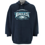 NFL - Philadelphia Eagles Hooded Sweatshirt 2000s X-Large