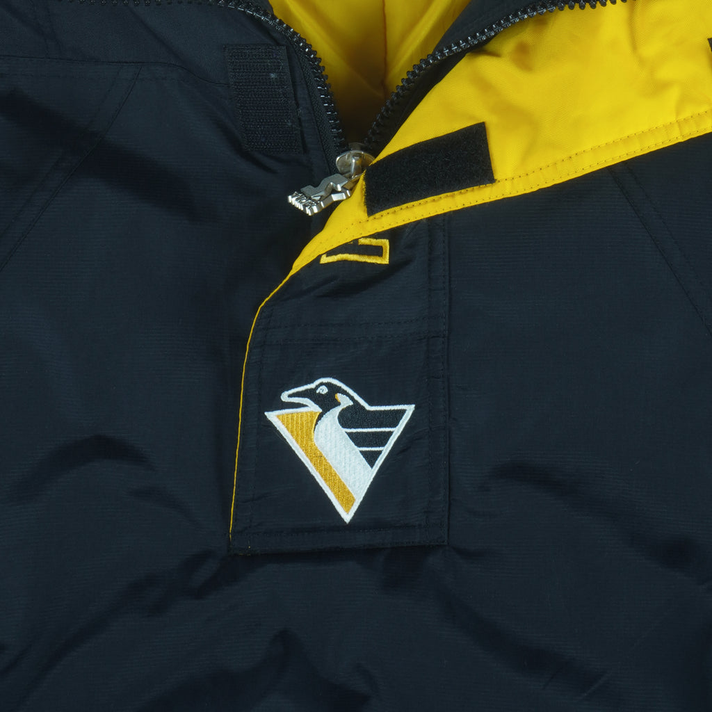 Starter - Pittsburgh Penguins Pullover Jacket 1990s Large