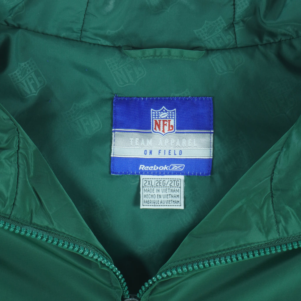 Reebok (On Field) - New York Jets Windbreaker 2000s XX-Large Vintage retro football