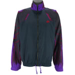 Nike - Black & Purple Soccer Premier Windbreaker 1990s Medium