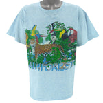 Vintage (Habitat) - Rainforest Animals T-Shirt 1991 Large