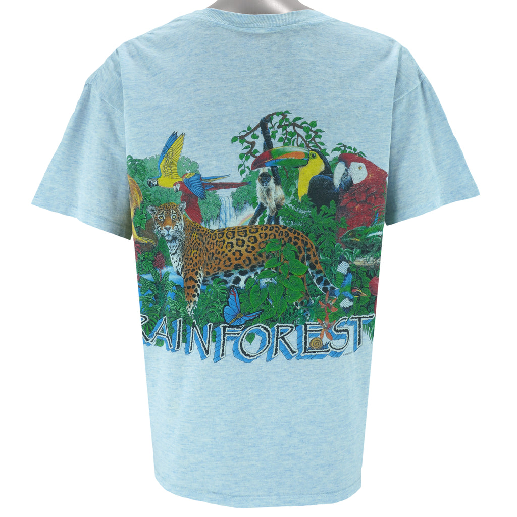 Vintage (Habitat) - Rainforest Animal T-Shirt 1991 Large vintage retro