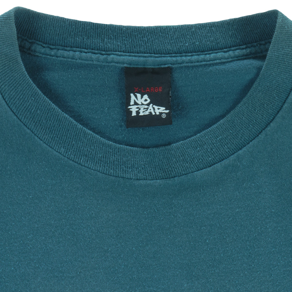 Vintage (No Fear) - There Is No Risk Involved If You're Good T-Shirt 1990s X-Large vintage retro