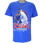 MLB (Salem) - Texas Rangers Nolan Ryan MVP Player T-Shirt 1990 Medium