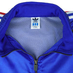 Adidas - Blue Big Logo Windbreaker 1990s Large Vintage retro