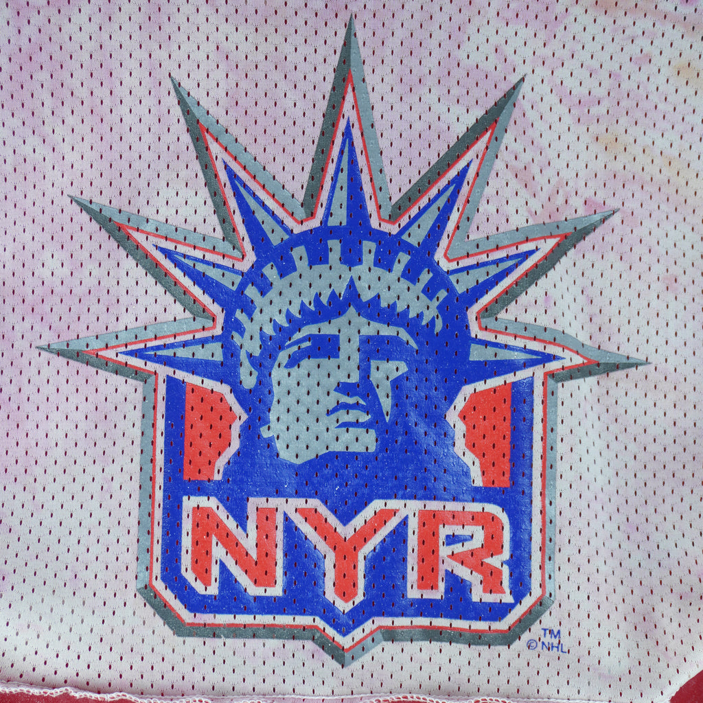 Starter - New York Rangers Windbreaker 1990s Large Vintage retro hockey