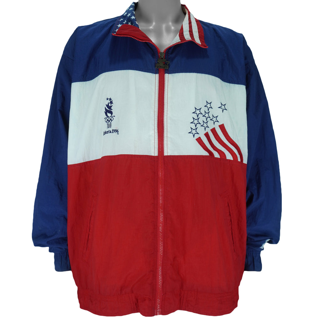 Starter - Atlanta Olympics Team USA Windbreaker 1996 Large