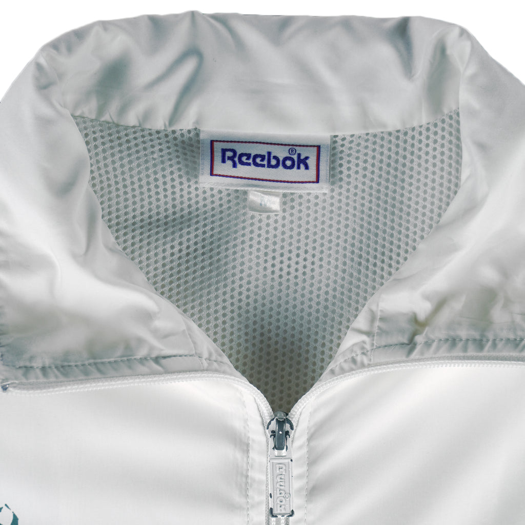 Reebok - White Funky Abstract Colorway Jacket 1990s Medium vintage retro