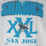 NHL (Salem) - San Jose Sharks T-Shirt 1990s X-Large