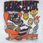 NFL - Chicago Bears Hunt Club Caricature Single Stitch T-Shirt 1991 Large