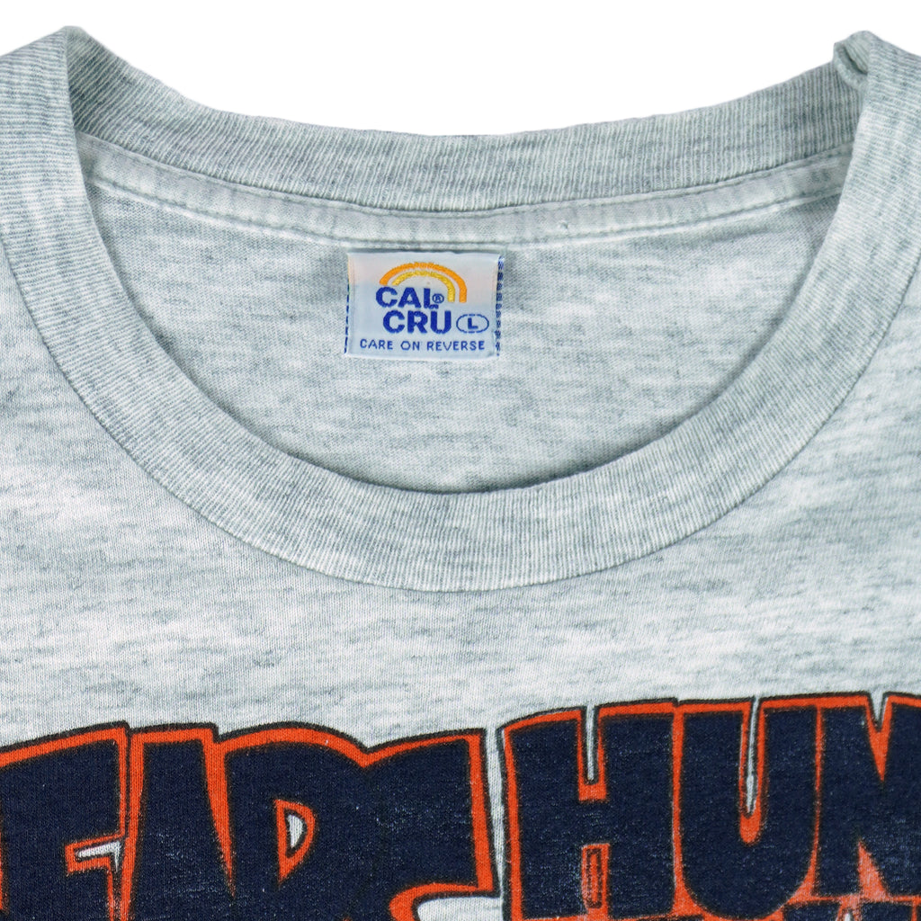 NFL - Chicago Bears Hunt Club Caricature Single Stitch T-Shirt 1991 Large