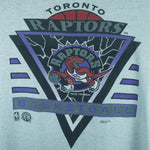 NBA (Novel Teez) - Toronto Raptors Lightning Single Stitch T-Shirt 1994 Large vintage retro basketball