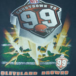 NFL (CSA) - Cleveland Browns Counting Down to 99 T-Shirt 1998 Large vintage retro football