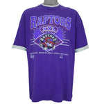 NBA (Waves) - Toronto Raptors XXL Roll Up Sleeves T-Shirt 1995 X-Large