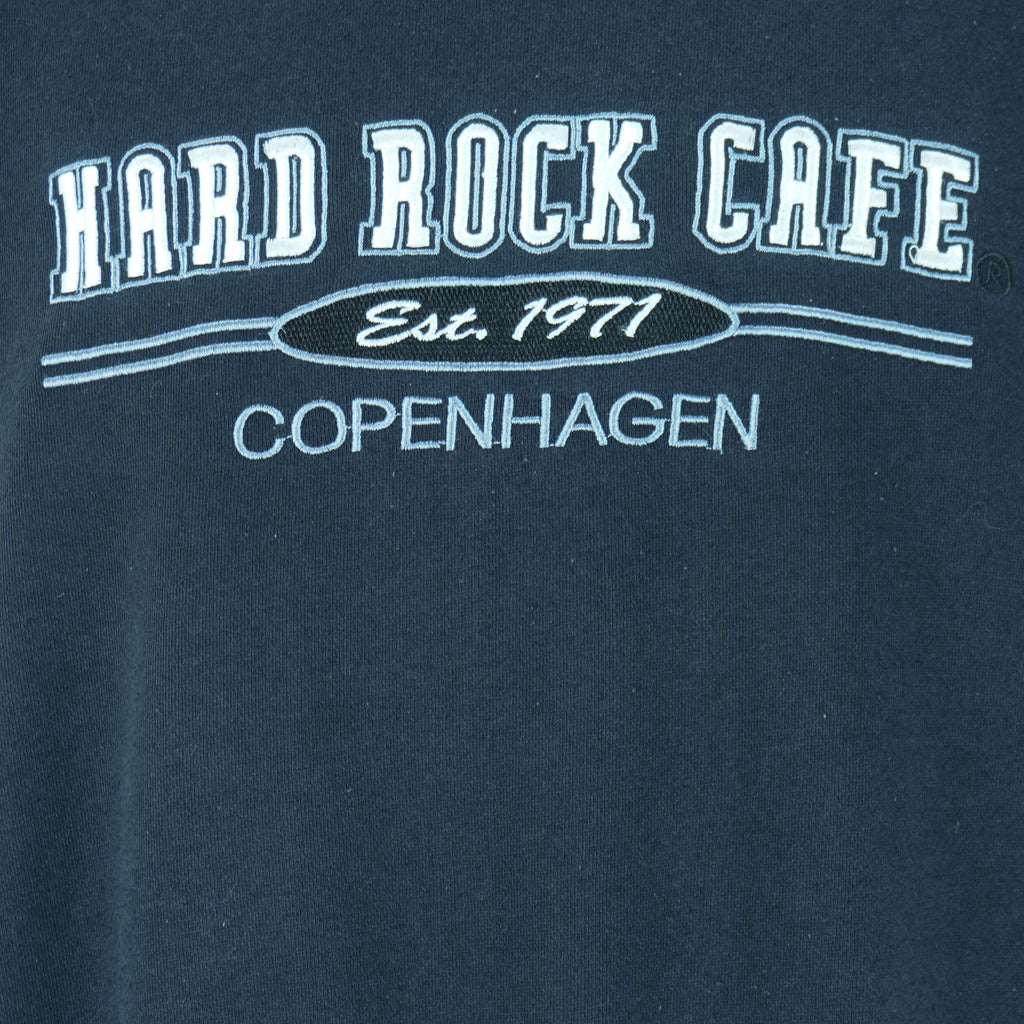 Vintage - Hard Rock Cafe Copenhagen Embroidered Sweatshirt 1990s X-Large vintage retro