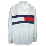 Tommy Hilfiger - Athletics Zip-Up Hooded Windbreaker 1990s X-Large Vintage Retro