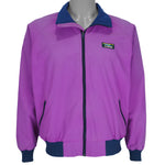 LL Bean - Purple Bomber Jacket 1980s Large