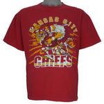 NFL (Calapull) - Kansas City Chiefs Big Logo T-Shirt 1990s Large