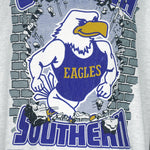 1995 vintage Georgia Southern Eagles breakout style T-Shirt by Stadium Court. Grey in color with double sided print, X-Large in size and is in excellent condition.