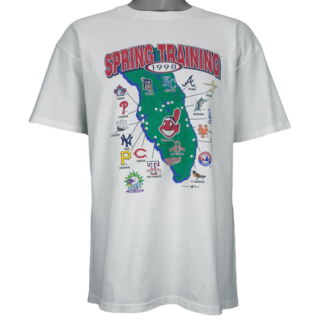 1998 vintage MLB Grapefruit League Spring Training, Florida, T-Shirt by Gear for Sports. White in color, X-Large in size and in excellent condition.