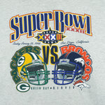 NFL (Logo Athletic) - Super Bowl XXXII Packers Vs Broncos T-Shirt 1998 X-Large Football