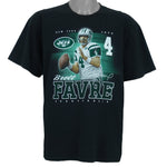 NFL (Team Apparel) - New York Jets Brett Favre QB Player T-Shirt 2008 Large