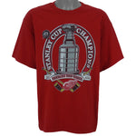 NHL (CSA) - Detroit Red Wings Stanley Cup Champions T-Shirt 2002 Large